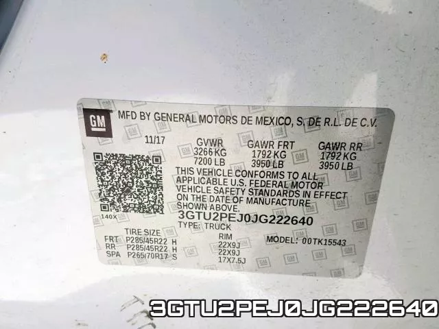 3GTU2PEJ0JG222640 фото 2