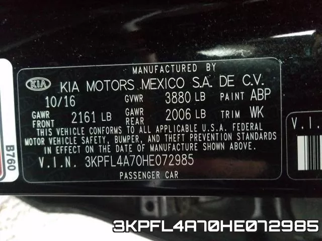 3KPFL4A70HE072985 фото 2