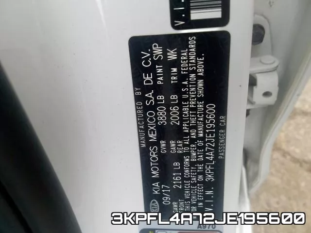 3KPFL4A72JE195600 фото 2