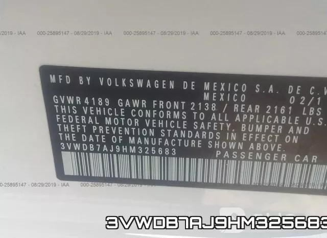 3VWDB7AJ9HM325683 фото 10