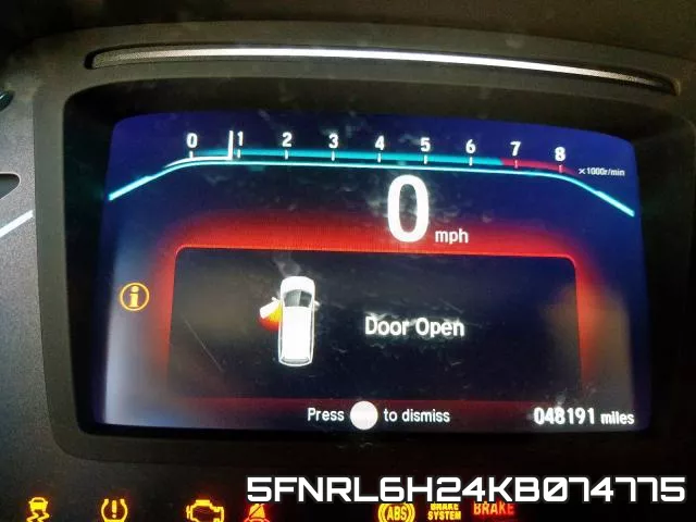 5FNRL6H24KB074775 фото 9