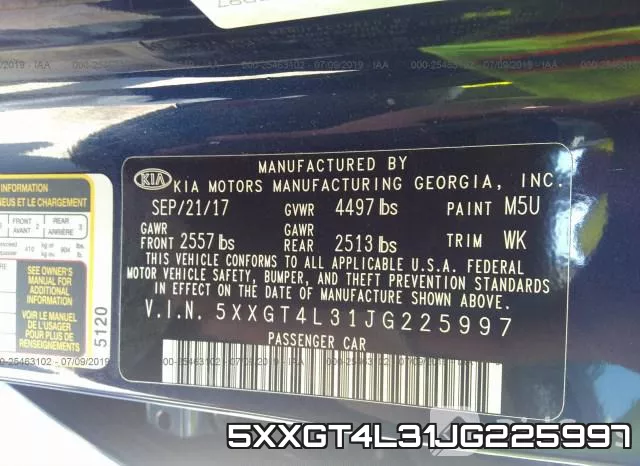 5XXGT4L31JG225997 фото 10