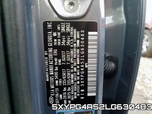 5XYPG4A52LG630483 фото 2