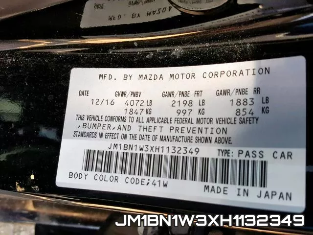 JM1BN1W3XH1132349 фото 2