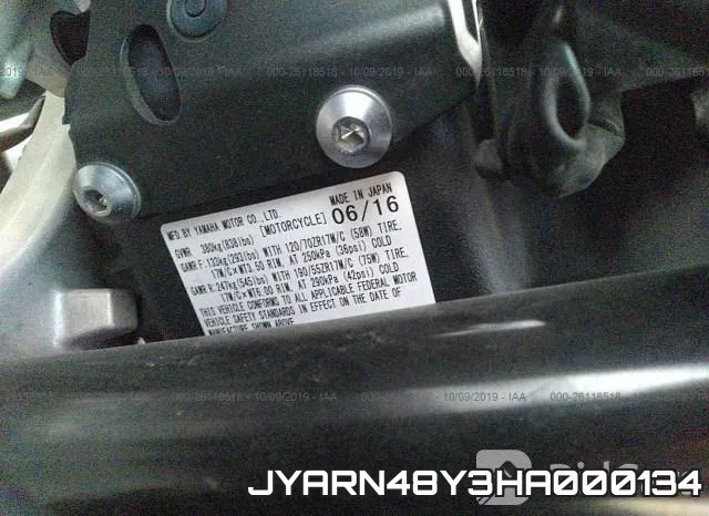 JYARN48Y3HA000134 фото 2