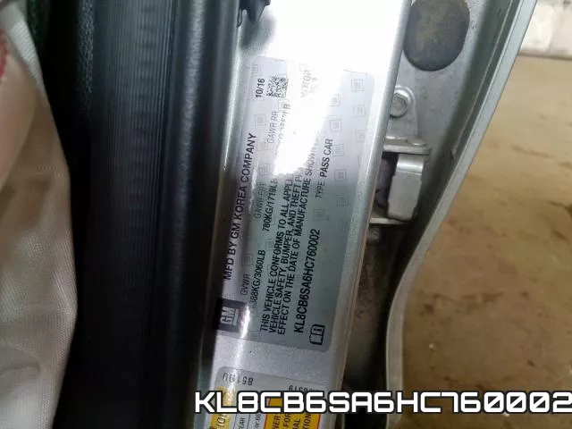 KL8CB6SA6HC760002 фото 2