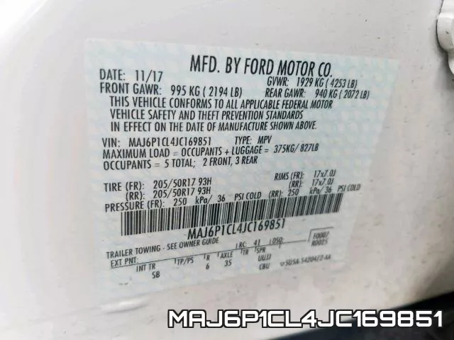 MAJ6P1CL4JC169851 фото 2