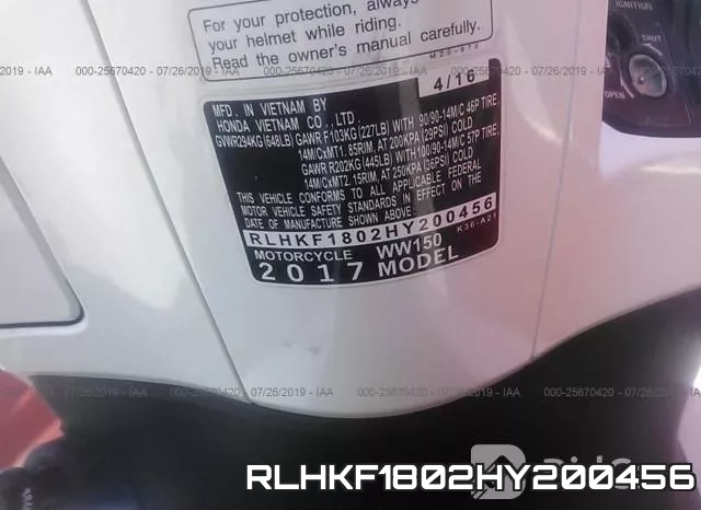 RLHKF1802HY200456 фото 2