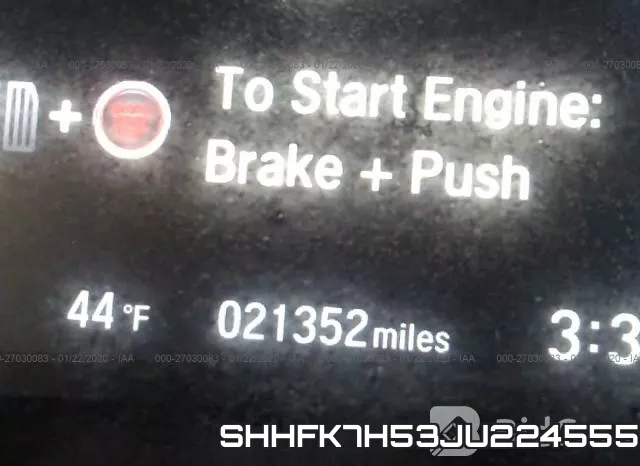 SHHFK7H53JU224555 фото 8
