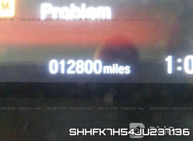 SHHFK7H54JU237136 фото 8