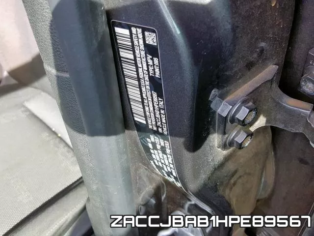 ZACCJBAB1HPE89567 фото 2