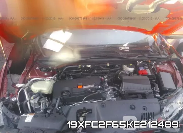 19XFC2F65KE212489 фото 2