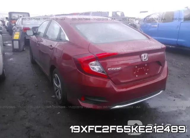 19XFC2F65KE212489 фото 4