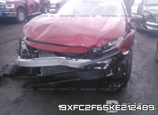 19XFC2F65KE212489 фото 7