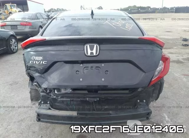 19XFC2F76JE012406 фото 7