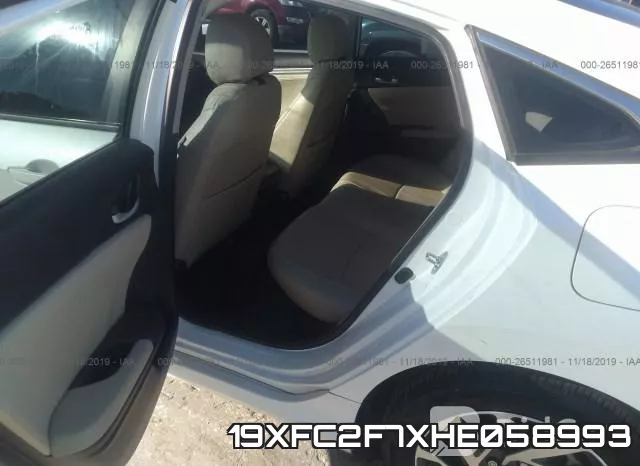 19XFC2F7XHE058993 фото 9
