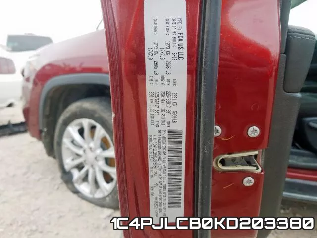 1C4PJLCB0KD203380 фото 2