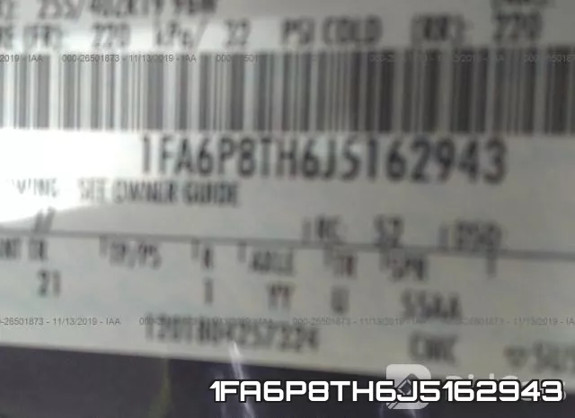 1FA6P8TH6J5162943 фото 10