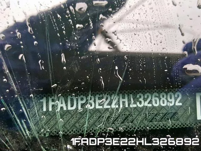 1FADP3E22HL326892 фото 2