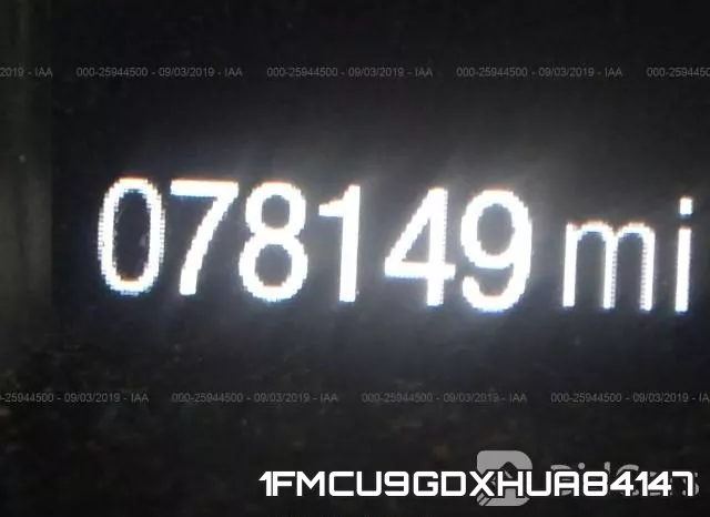 1FMCU9GDXHUA84147 фото 8