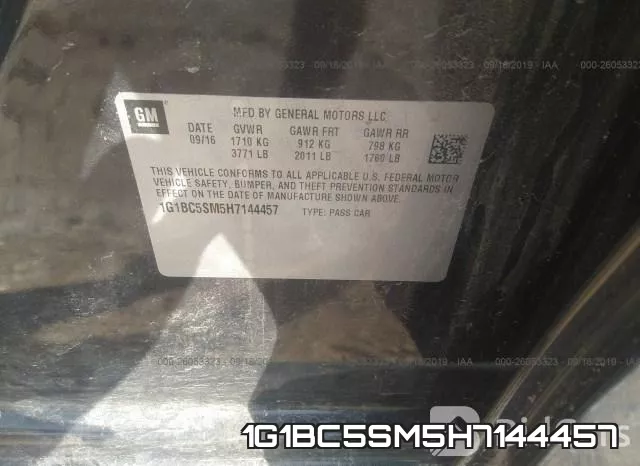 1G1BC5SM5H7144457 фото 10