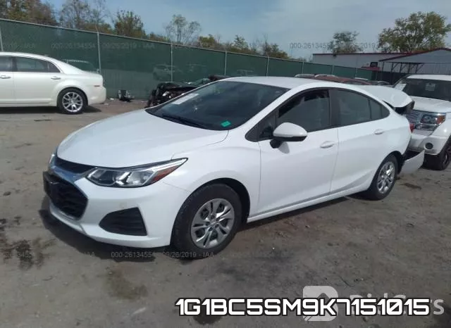 1G1BC5SM9K7151015 фото 3