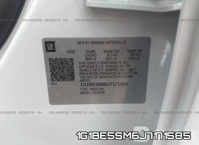 1G1BE5SM6J7171585 фото 10