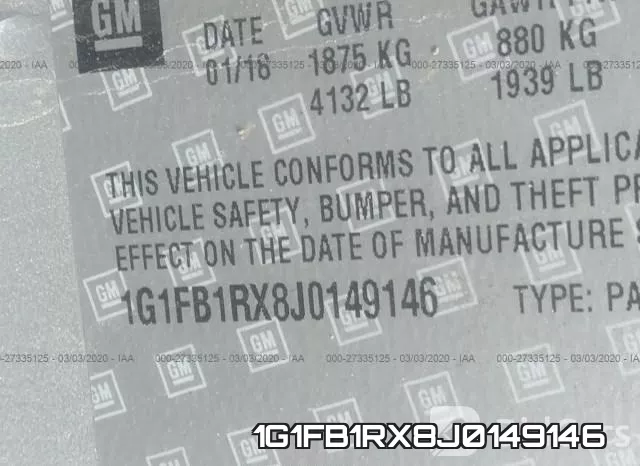 1G1FB1RX8J0149146 фото 10