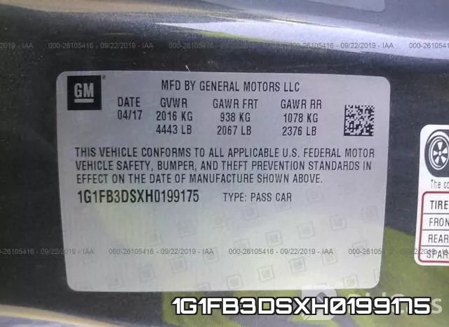 1G1FB3DSXH0199175 фото 10
