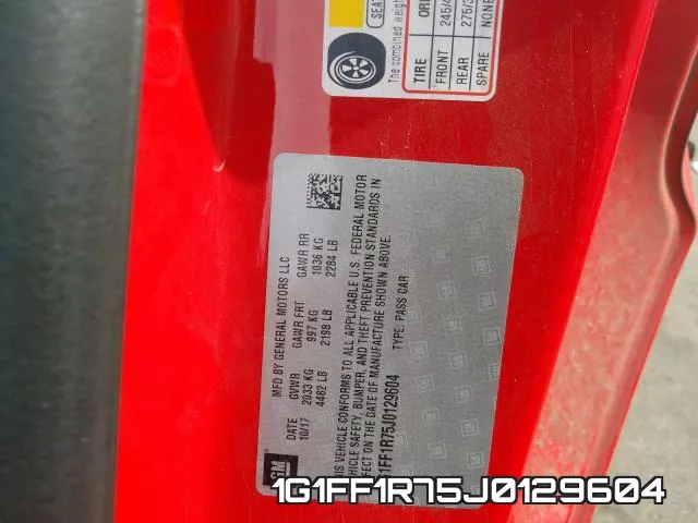 1G1FF1R75J0129604 фото 2
