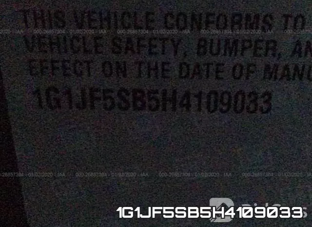 1G1JF5SB5H4109033 фото 10