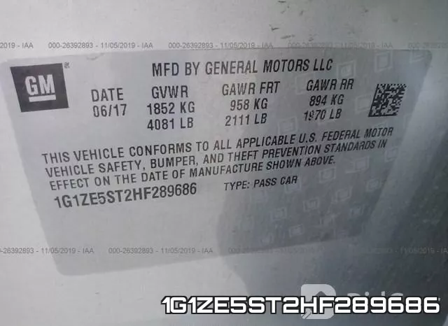 1G1ZE5ST2HF289686 фото 10