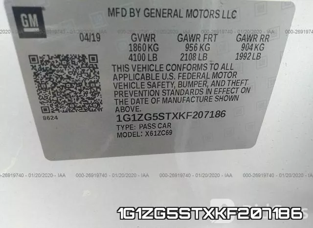 1G1ZG5STXKF207186 фото 10