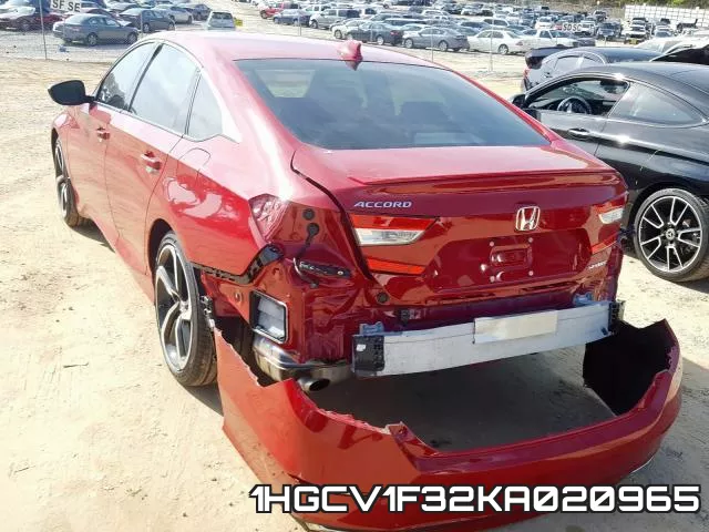 1HGCV1F32KA020965 фото 4