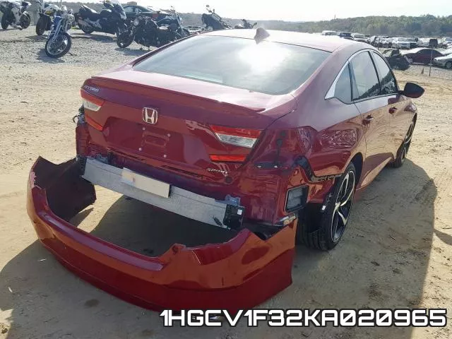 1HGCV1F32KA020965 фото 5