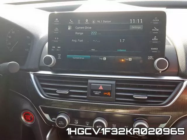1HGCV1F32KA020965 фото 10
