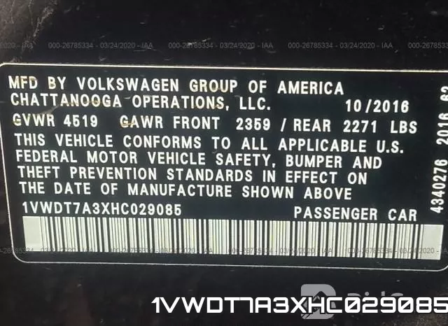 1VWDT7A3XHC029085 фото 10