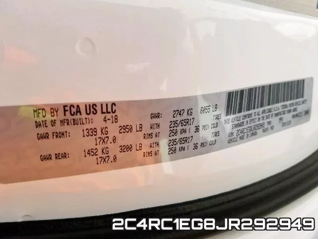 2C4RC1EG8JR292949 фото 2