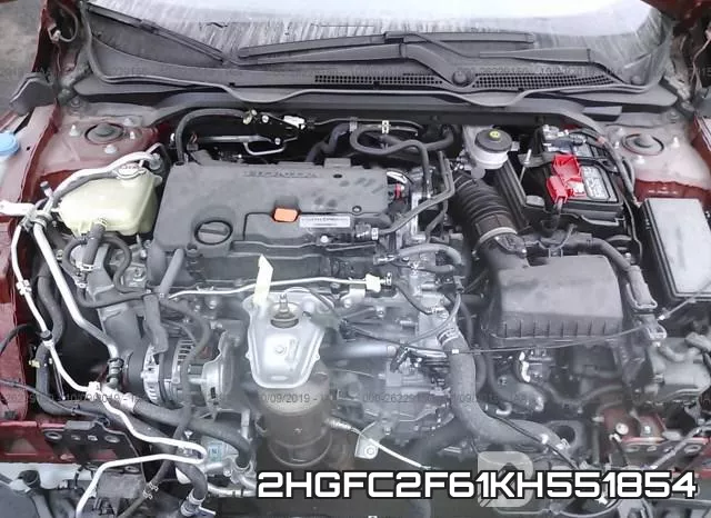 2HGFC2F61KH551854 фото 2