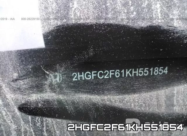 2HGFC2F61KH551854 фото 10