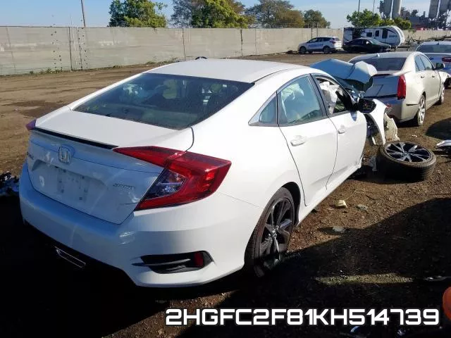 2HGFC2F81KH514739 фото 5