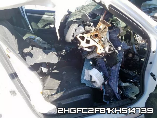 2HGFC2F81KH514739 фото 6