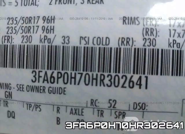 3FA6P0H70HR302641 фото 10