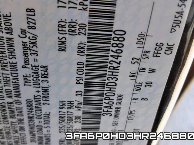 3FA6P0HD3HR246880 фото 2