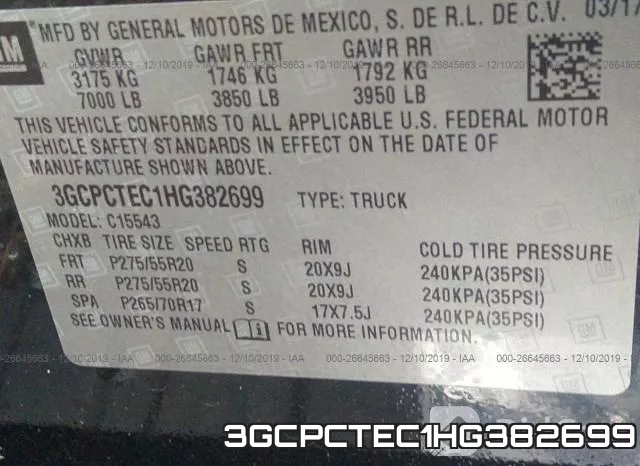 3GCPCTEC1HG382699 фото 10