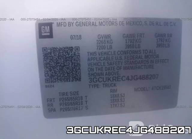 3GCUKREC4JG488207 фото 10