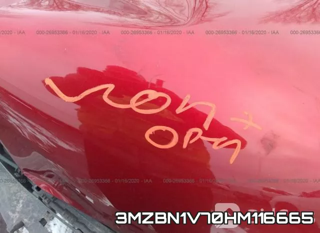 3MZBN1V70HM116665 фото 2