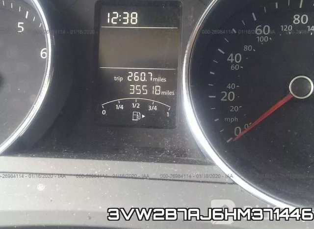 3VW2B7AJ6HM371446 фото 8