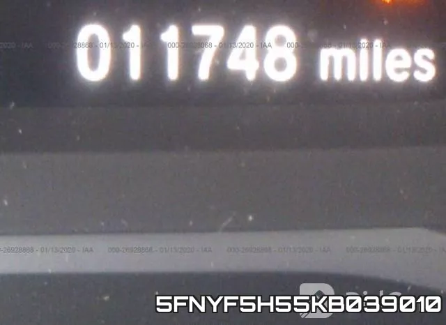 5FNYF5H55KB039010 фото 8