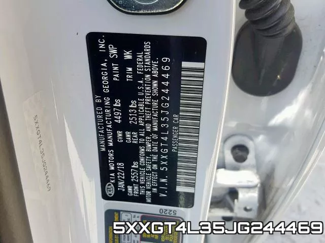 5XXGT4L35JG244469 фото 2